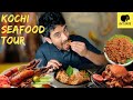 Amazing seafood in kochi epic fish  best prawns ever