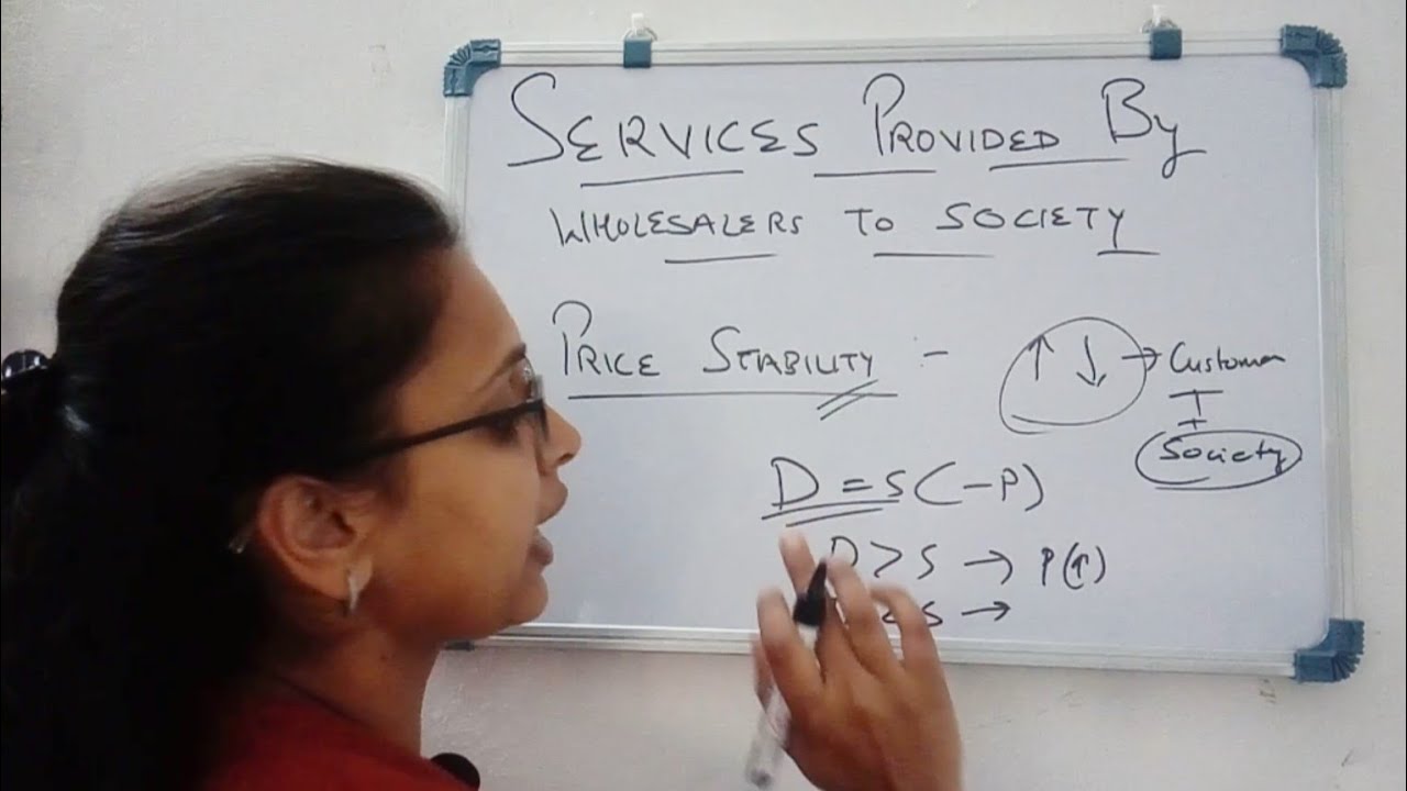 Services Provided By Wholesaler to Society
