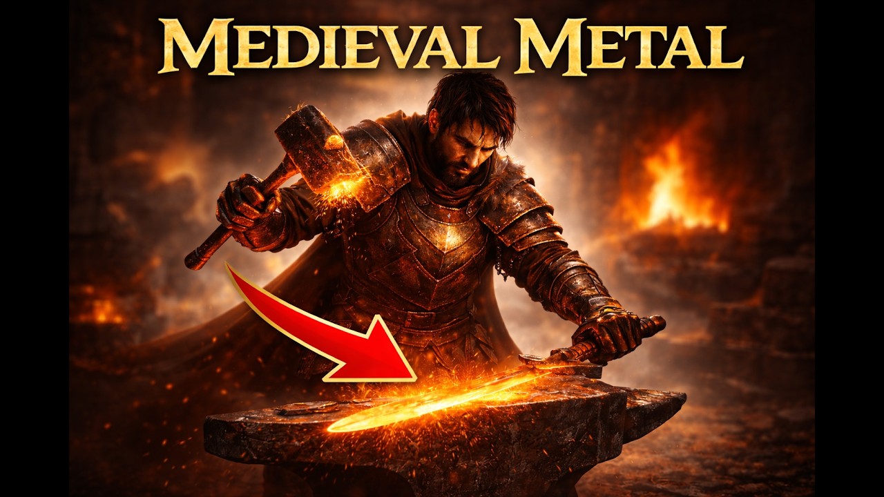 Blacksmith Forge 🔥 Work Like Iron | No Vocals Metal