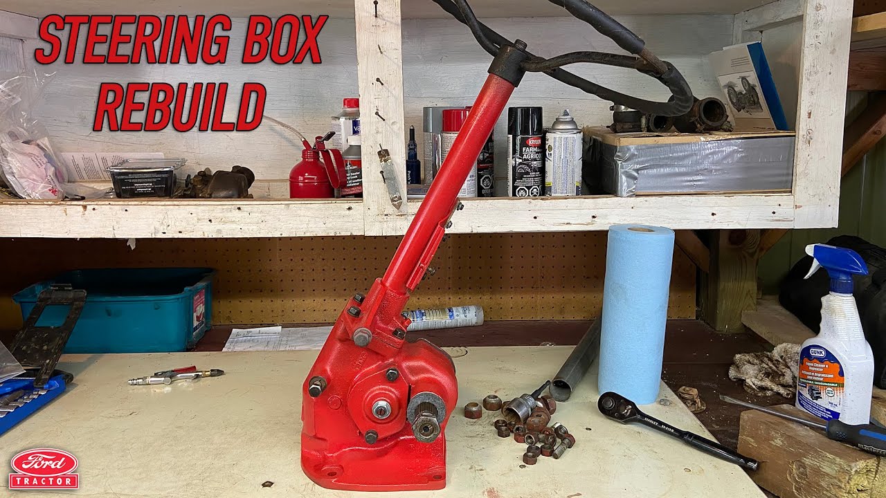 Ford Jubilee Steering Box Rebuild - YouTube