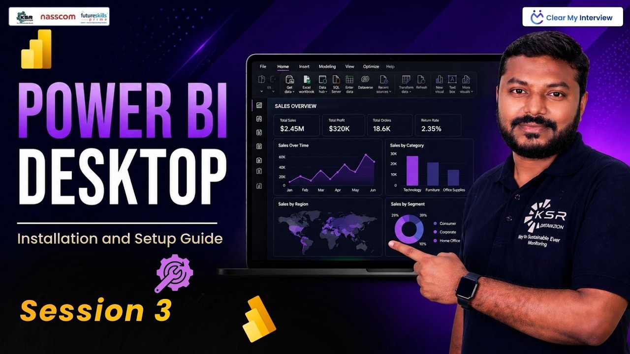 Power BI Desktop Tutorial: Installation and Setup Guide - YouTube