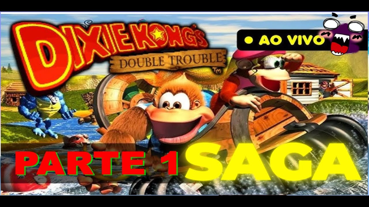 BOM DIA RETRO SAGA DONKEY KONG COUNTRY 3 GAME LIVE 