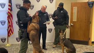 BCSO: New K-9 Swearing In 🐾🚔