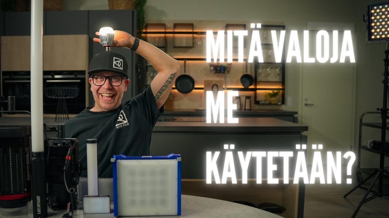 Minkälaisia valoja on olemassa videokuvaukseen?