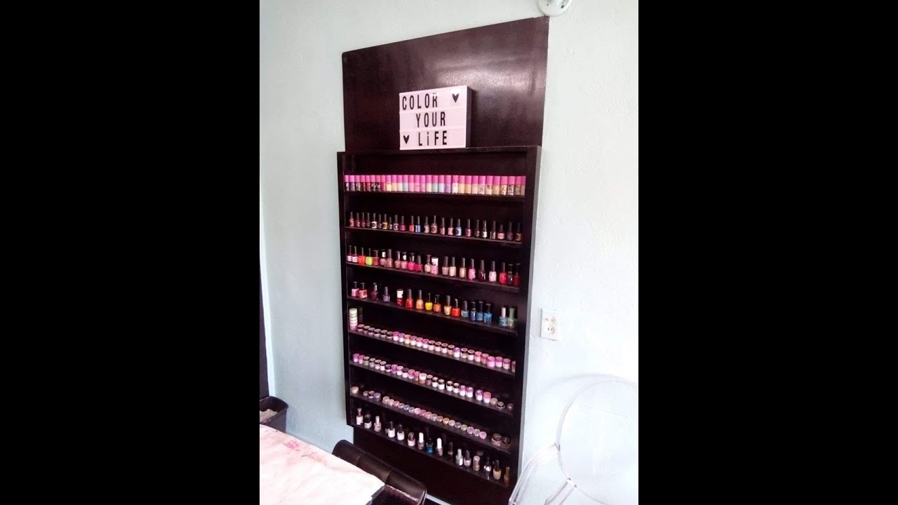 Como hacer un esmaltero fácil y rápido + ESMALTERO GRATIS