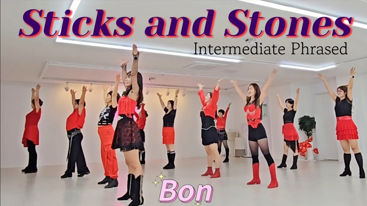 Sticks and Stones - Line Dance (Intermediate Phrased) 수요심화반 저녁 7~9시 