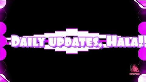 patiently wait for my first video💗😛, Intro Template Created by JASSER FX