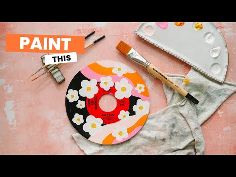 What Kind Of Paint Do You Use On Vinyl Records