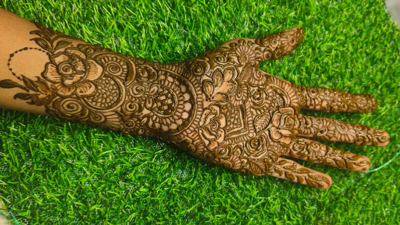 Latest Floral Mehndi Design for Front Hand | Easy & Beautiful Mehndi | Lucknow Mehndi Artist