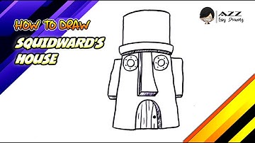 How to draw Squidward