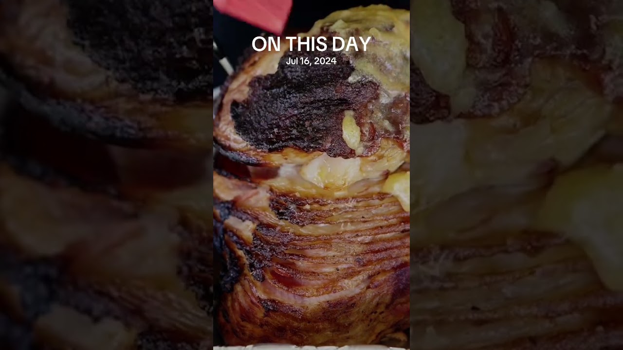 The perfect double smoked ham