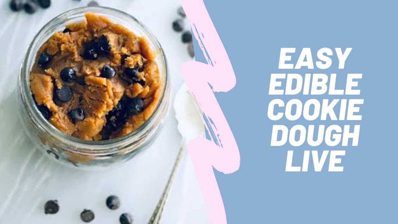 How to Make Easy Edible Cookie Dough with Olivia Crouppen | Tastemade LIVE