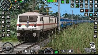 Indian railway train simulator pc game play !! full night journey with heavy traffic 🚦