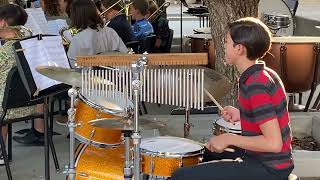 Dominic Chan - Drummer - Patio Concert at Willis Jepson Middle School - May 25, 2022 (2)