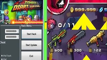 Zombie Diary Hacks for 99999999 Gold Coins - No rooting -- Functioning Zombie Diary Crystals Cheat