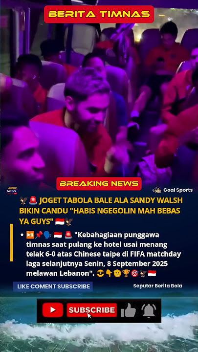 SANDY WALSH JOGET TABOLA BALE 'HABIS NYETAK GOL MAH BEBAS GUYS'