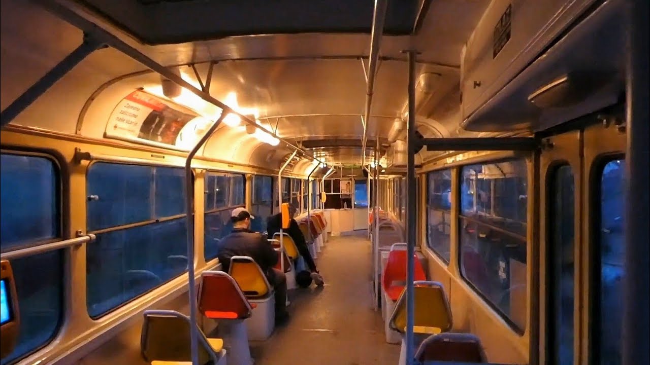 ZAGREB TRAM - Mitfahrt im Tatra T4YU (2022) // Ride on an original Tatra T4 in Zagreb (2022)