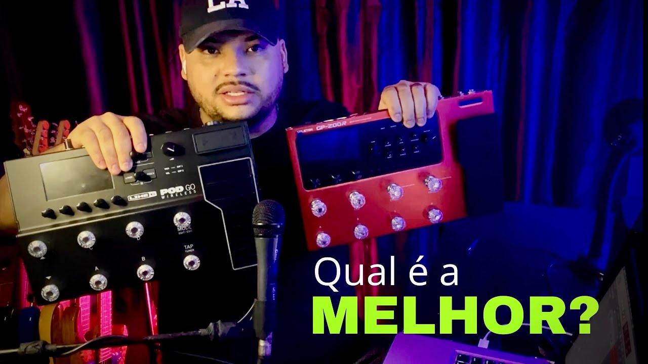 POD GO X VALETON GP200 -  QUAL É A MELHOR ? #podgo #valetongp200