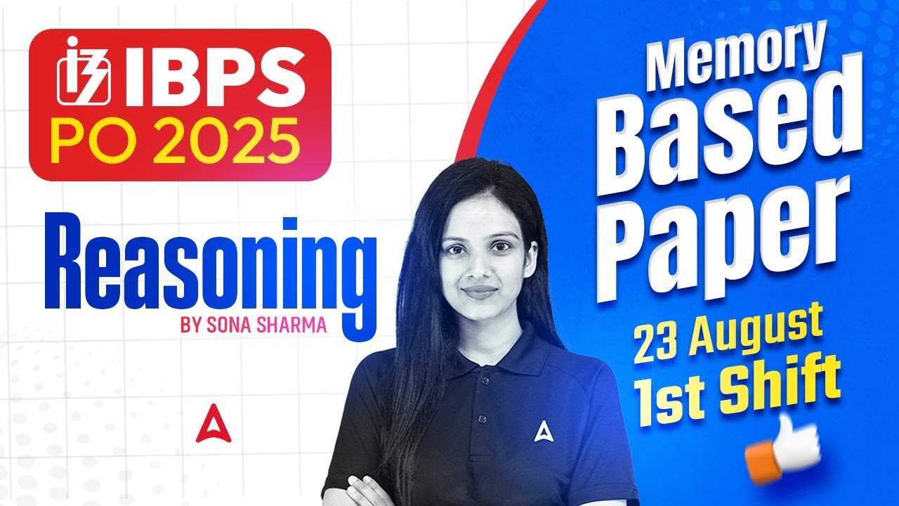 IBPS PO Analysis 2025 | Reasoning Memory Based Paper | 23 Aug 1st Shift ...