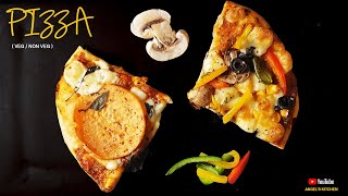 Best Homemade Pizza recipe|| Easy Pizza Base Recipe || Instant Pizza Recipe || Veg Pizza Recipe