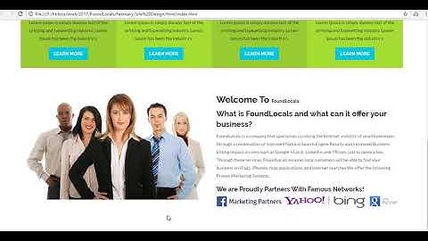 07 - Welcome Message or About Us Section | PSD to HTML CSS With Zurb Foundation