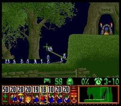 Lemmings - Fun Level 22 Solution