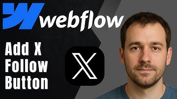 How to Add an X (Twitter) Follow Button in Webflow (2025 Website Tutorial)