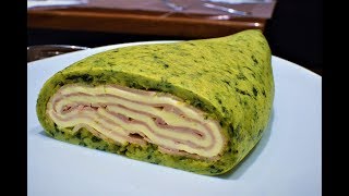 TORTILLA a la FRANCESA de ESPINACAS rellena de Jamón con Queso by Les Truites 527,433 views 6 years ago 6 minutes, 9 seconds