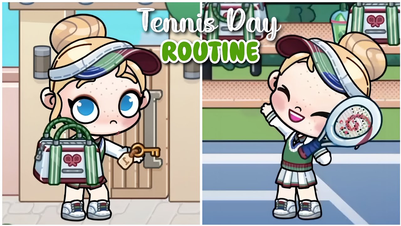 Tennis Day Routine 🎾☀️ | Avatar World | Pazu