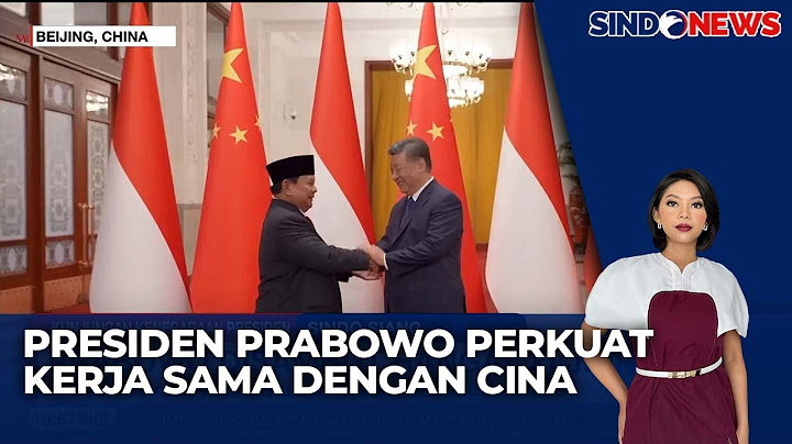 Presiden Prabowo Perkuat Kerja Sama dengan Cina, Disambut Upacara Kenegaraan - Sindo Siang 11/11
