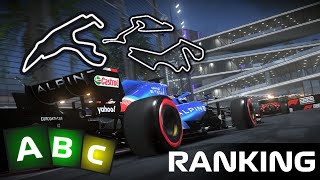 Ranking ALL F1 TRACKS EVER in Codemasters F1 Games!