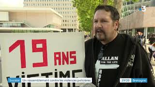 Rennes : un rassemblement contre les violences policières et le racisme