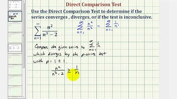 Ex: Infinite Series - Direct Comparison Test (Divergent)