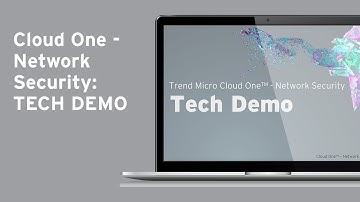 Trend Micro Cloud One - Network Security: Deploying hosted infrastructure in your cloud network