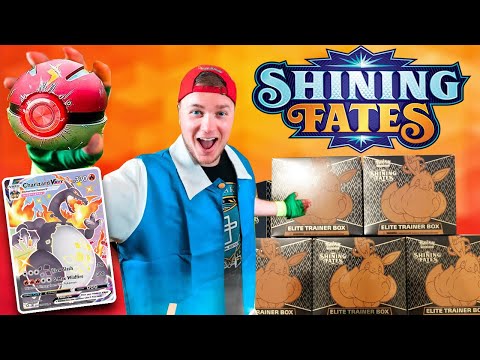 Pokémon Card Opening Shining Fates MASSIVE Opening HUGE ETB Pulls (Pokemon Trading Cards)