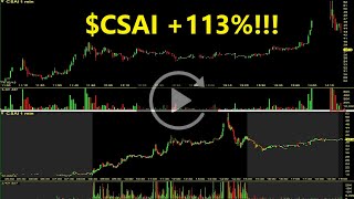 CSAI Stock Replay +113% Cloudastructure Inc Stock Review