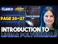 Introduction To Linear Polynomials | Part 5 | Chapter 2 | Ganita Manjari | Class 9 | ABHYAAS