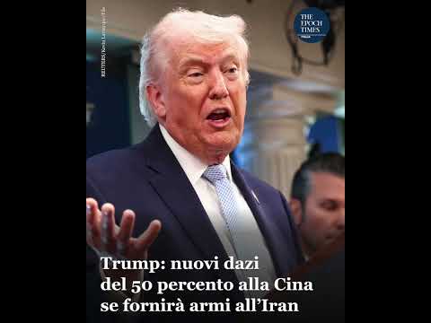 Video Donald Trump avvisa il regime cinese: arriveranno nuovi dazi del 50 per cento se Pechino venderà alt