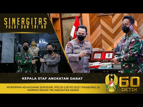 Kasad Menerima Kehadiran Jenderal Polisi Listyo Sigit Prabowo di Mabesad