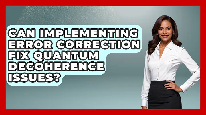 Can Implementing Error Correction Fix Quantum Decoherence Issues? - Quantum Tech Explained