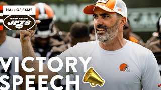 Hall of Fame Game  Victory Speech vs New York Jets