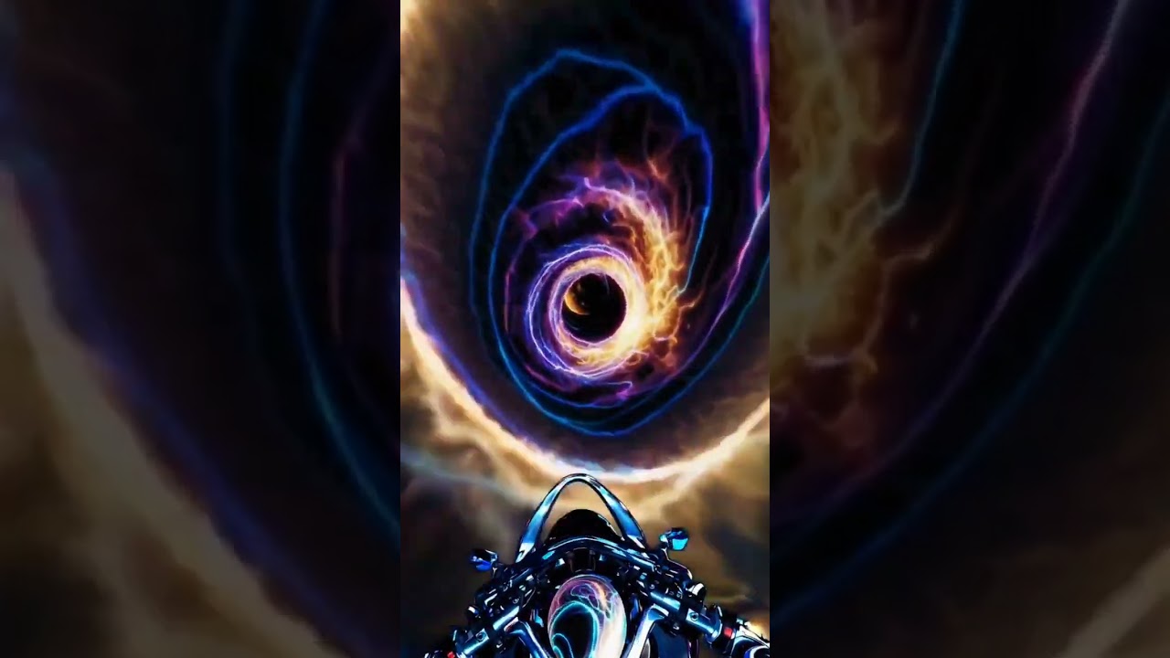 Riding into the Cosmic Portal | A Sci-Fi Motorcycle Adventure 