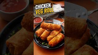 "Healthy Chicken Veg Roll with Global Flavors.
