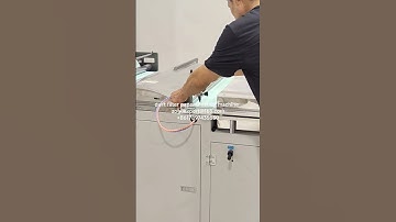 dust filter paper pleating machine #filtermakingmachine #airfiltermakingmachine