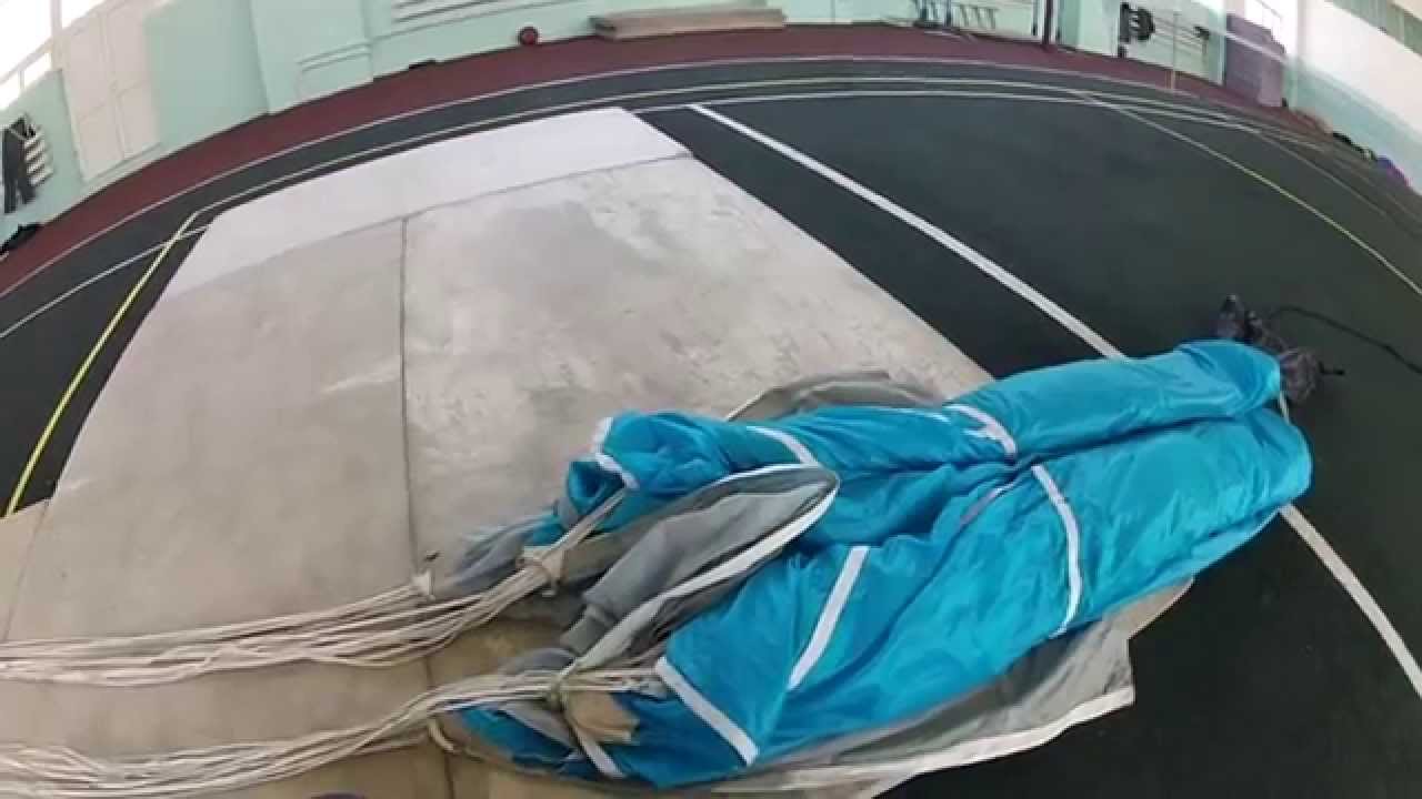 Укладка парашюта типа "крыло". Мальва-24 Аксиома - YouTube