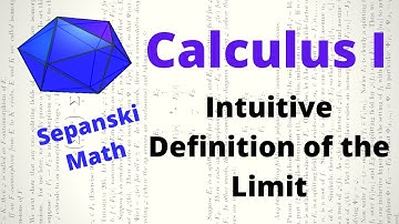 Intuitive Definition of the Limit, Calculus 1