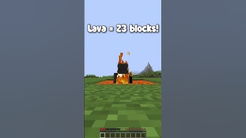 MINECRAFT : HOW HIGH CAN YOU FALL ON DIFFERENT BLOCKS? 🤓 (AWESOME)  #minecraft #shorts
