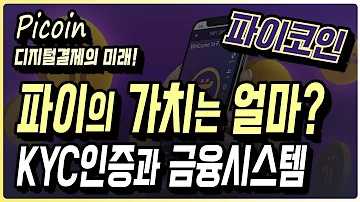 파이코인 파이의 가치는 얼마일까 KYC 인증과 금융시스템 Picoin 파이코인 알트코인