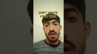 DON&#39;T WASTE YOUR TIME #shorts #ytshorts #ytshortsindia #cafinal #cainter #cafinalclasses