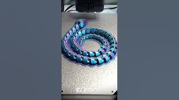 Articulated Snake v8 | 3D Print | Time-lapse